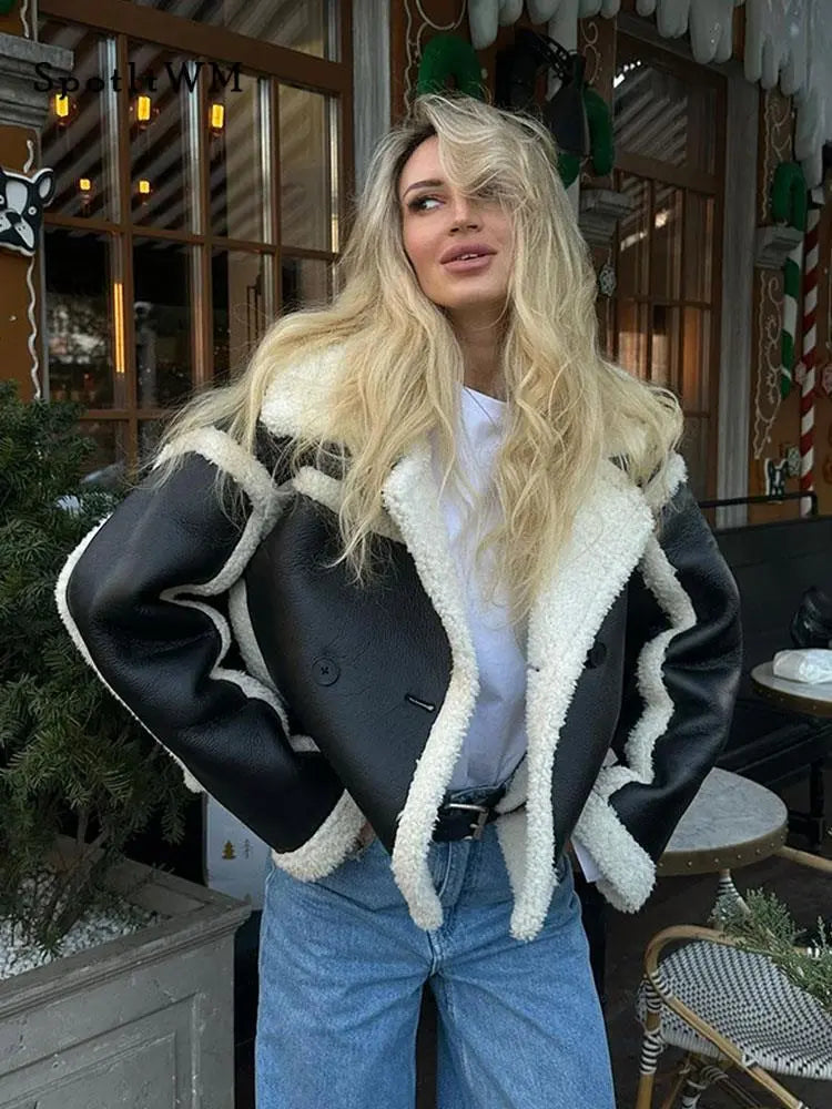 Chaqueta Otoñal Elegante Acolchada