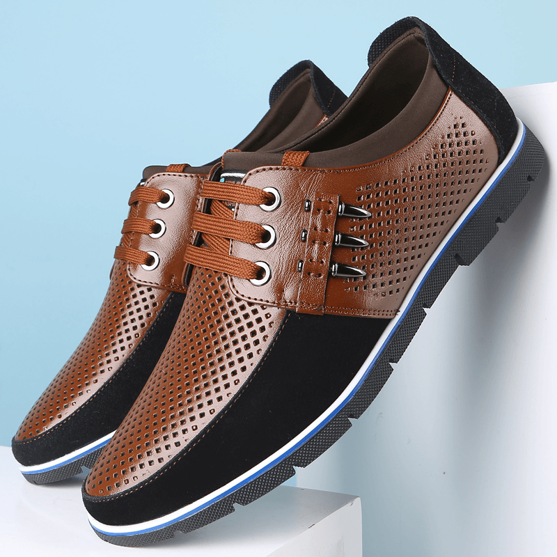 Zapatos de piel transpirables para hombre