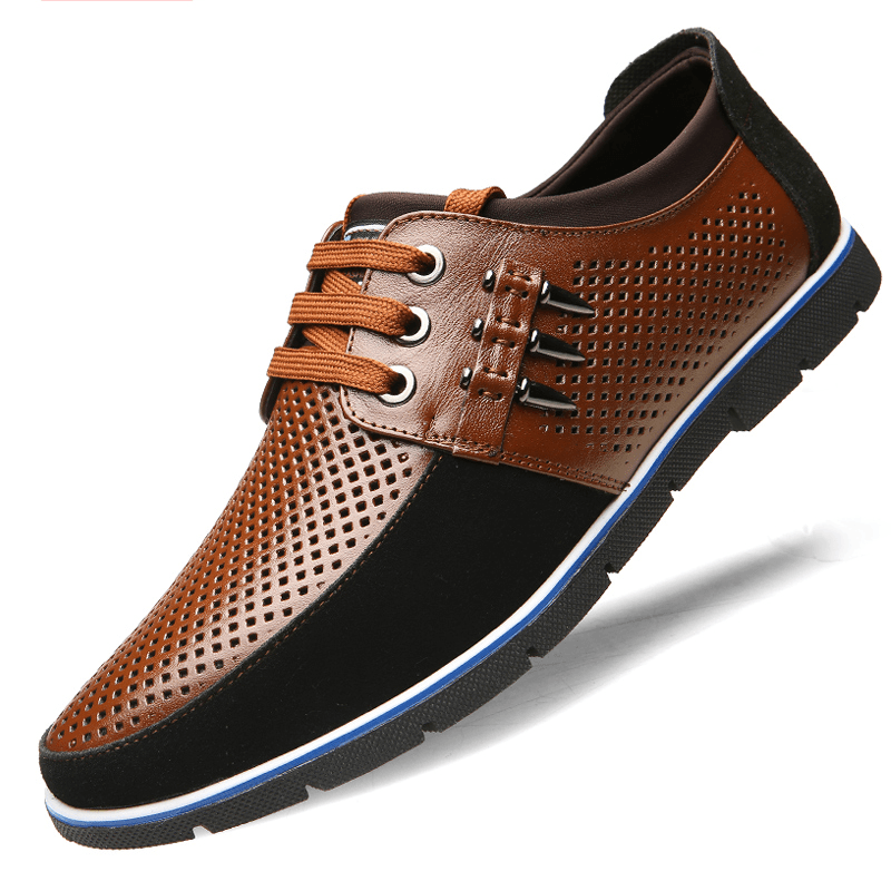 Zapatos de piel transpirables para hombre