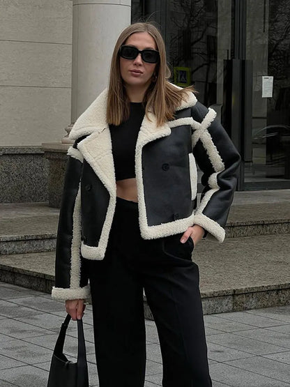 Chaqueta Otoñal Elegante Acolchada